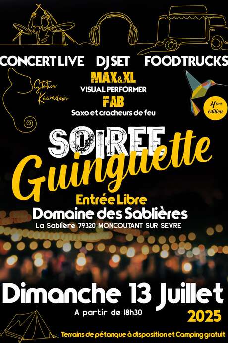 Soirée Guinguette au Domaine des Sablières