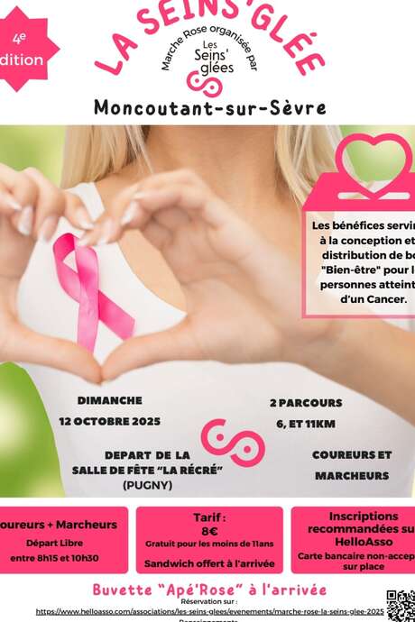 Octobre Rose - La marche rose des Seins'Glées