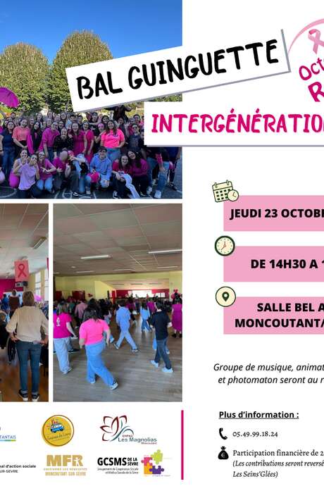 Octobre Rose - Bal guinguette intergénérationnel