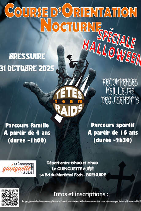 Halloween - Course d'orientation nocturne