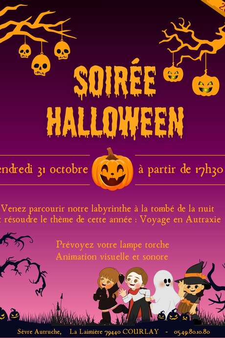 Halloween - Le labyrinthe de Sèvre Autruche Halloween - Le labyrinthe de Sèvre Autruche