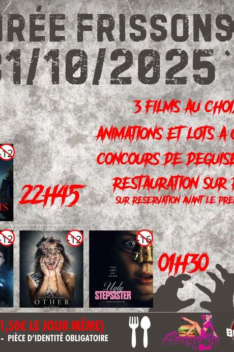 Cinéma - Soirée frissons