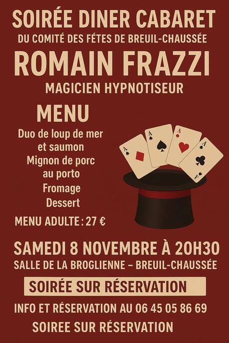 Soirée diner cabaret