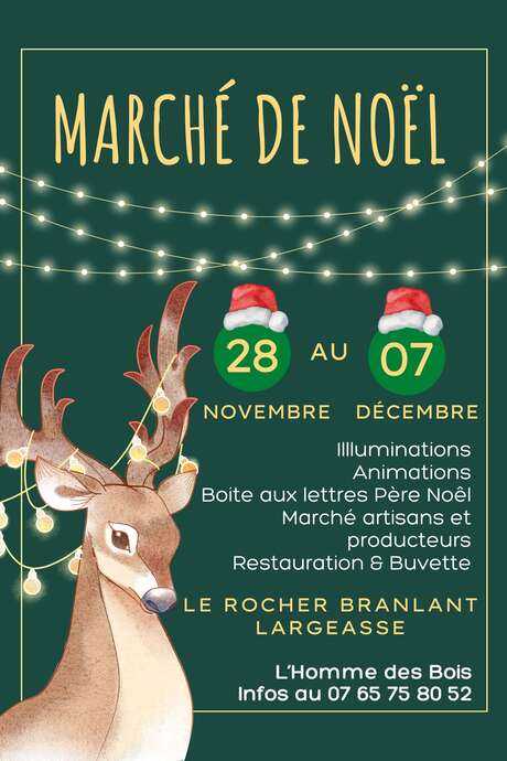 Marché de Noël au Jardin des Chirons