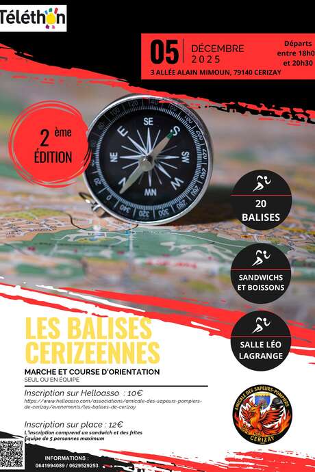 Téléthon - Marche et course d'orientation