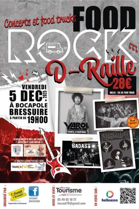 Billetterie - Concerts et food trucks