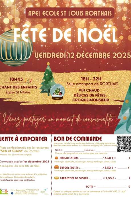 Fête de Noël à Rorthais