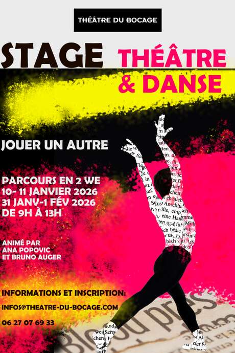 Stage de théâtre et danse pour adultes