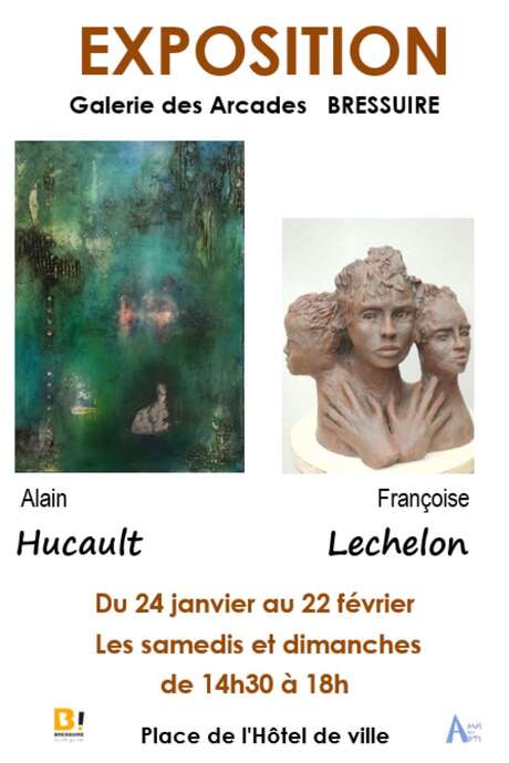 Exposition - Alain Hucault et Françoise Lechelon