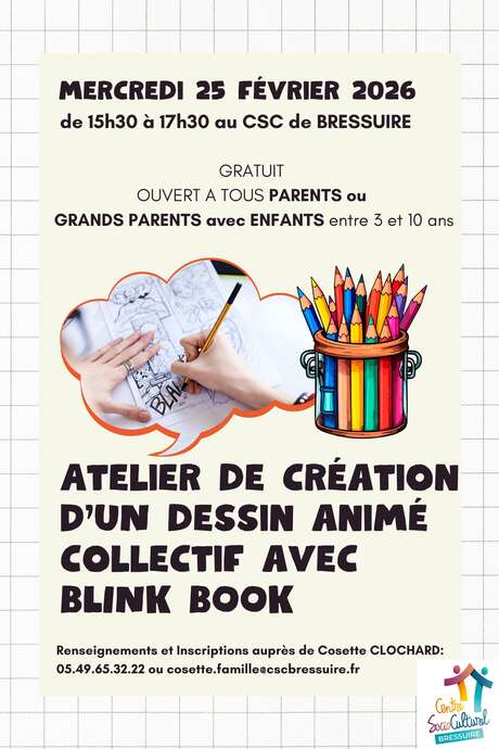 Création dessin animé collectif