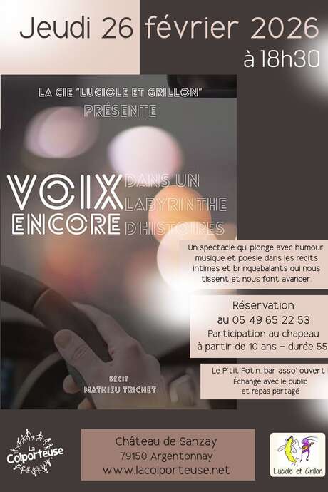 Spectacle - Voix Encore, dans un labyrinthe d'histoires