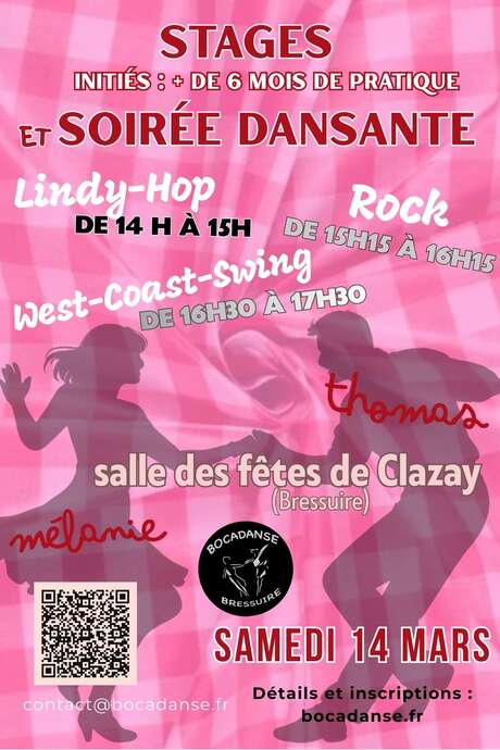 Stage de Rock, Lindy-Hop et West-Coast-Swing