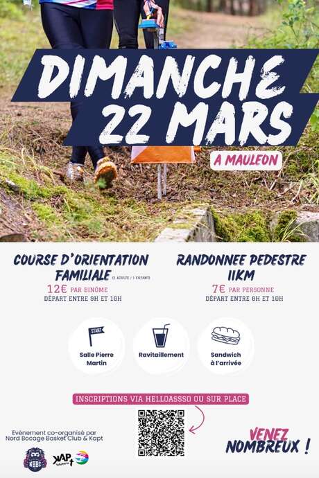 Randonnée pédestre et course d'orientation