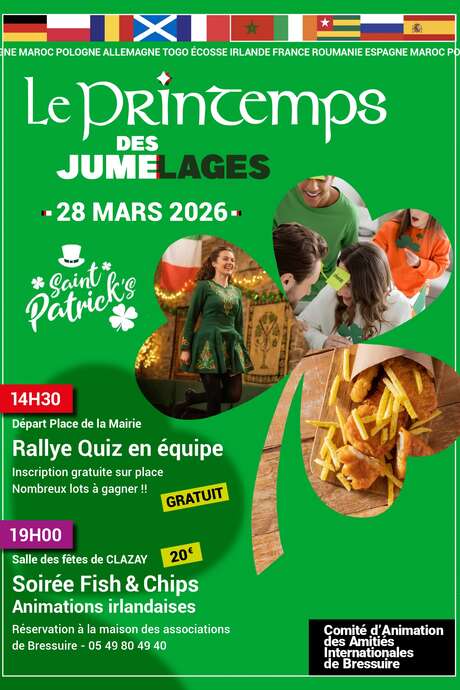 Soirée Saint Patrick et fish and chips