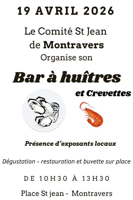 Bar à huîtres et exposants locaux
