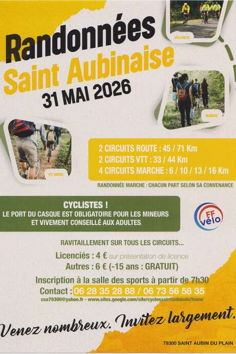 Randonnée Saint Aubinaise