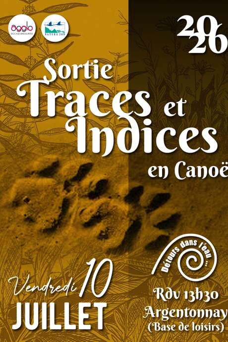 Sortie nature - Canoë, traces et indices sur l'Argenton