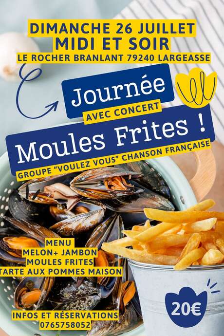 Journée moules frites avec concert
