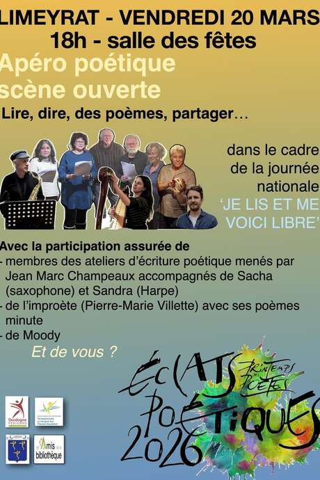Apéro Poétique  Scène Ouverte
