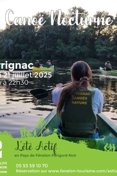 ÉTÉ ACTIF : Canoë Nocturne à Veyrignac