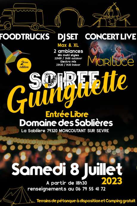 Soirée Guinguette au Domaine des Sablières