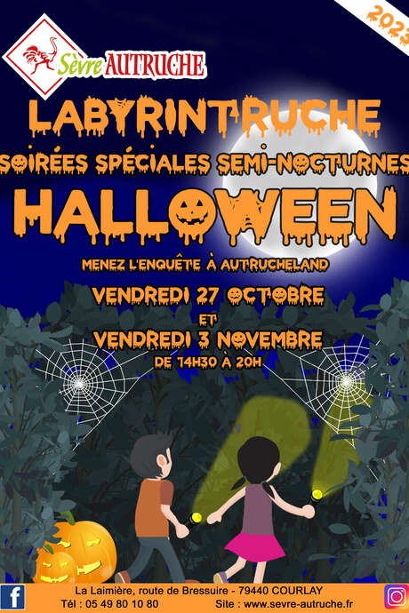 Halloween - Le labyrinthe de Sèvre Autruche