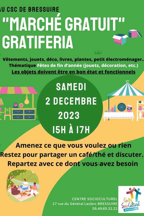Marché gratuit - Gratiferia