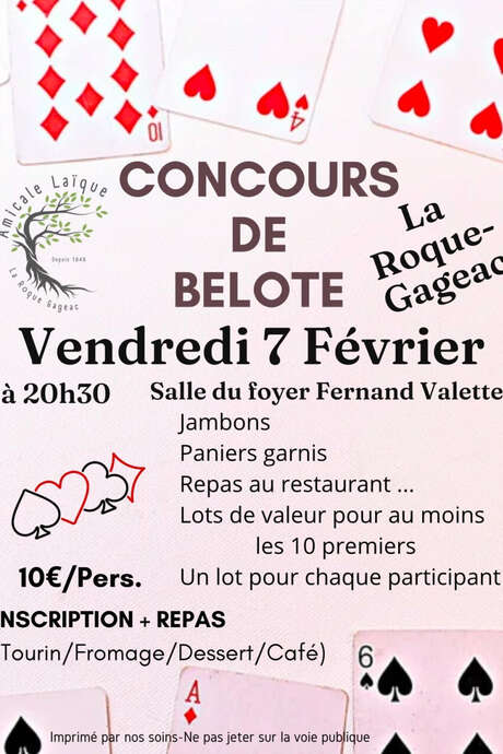 Concours de Belote