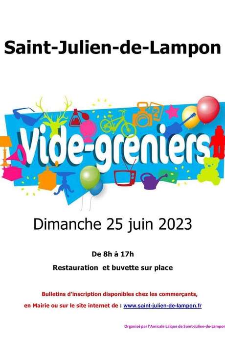 Vide-greniers à Saint Julien-de-Lampon