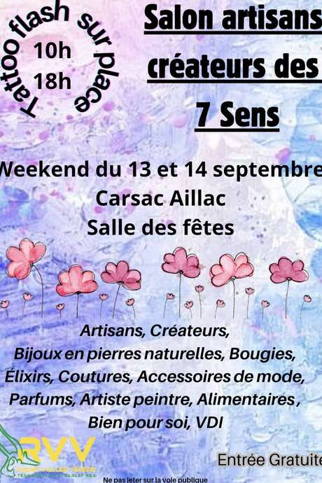 Salon artisans et créateurs des 7 sens à Carsac