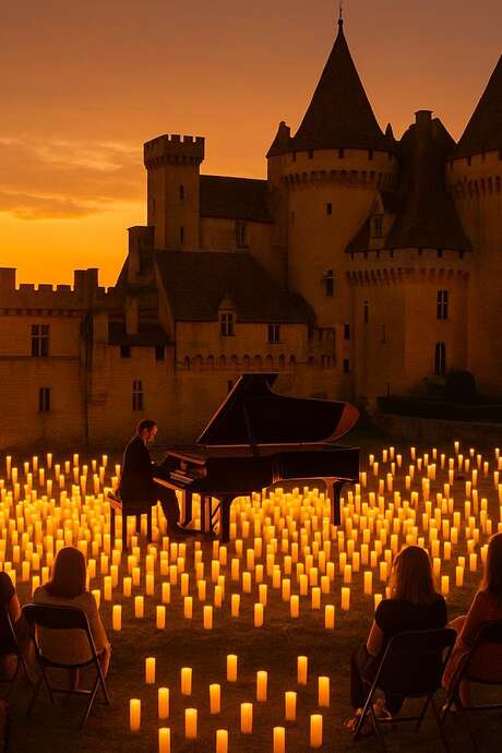Concert aux Chandelles au Château de Puymartin