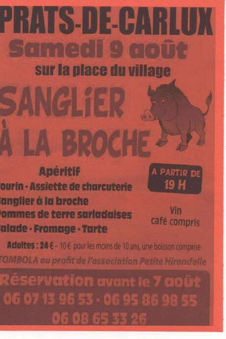 Soirée Sanglier à la Broche