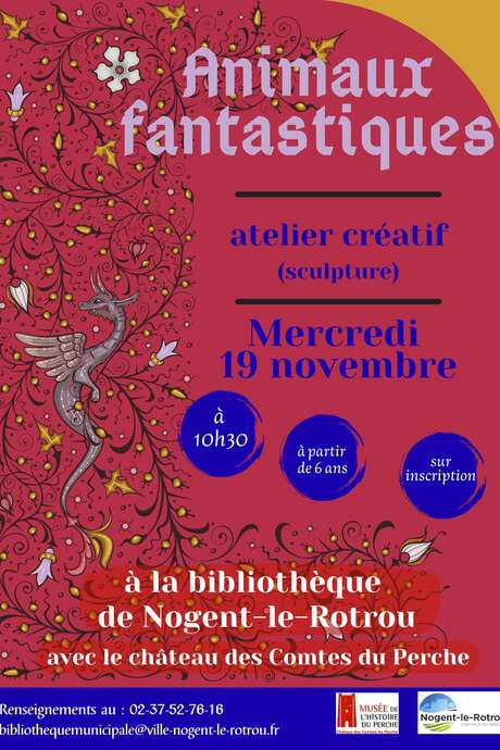 Atelier créatif "Animaux fantastiques"