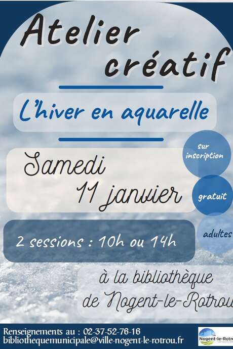 Atelier créatif I L'Hiver en Aquarelle