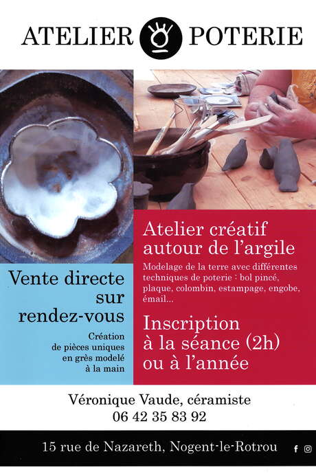 Ateliers modelage par Véronique Vaude