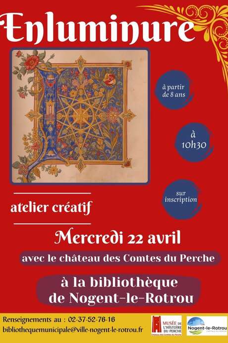 Atelier créatif - Enluminure