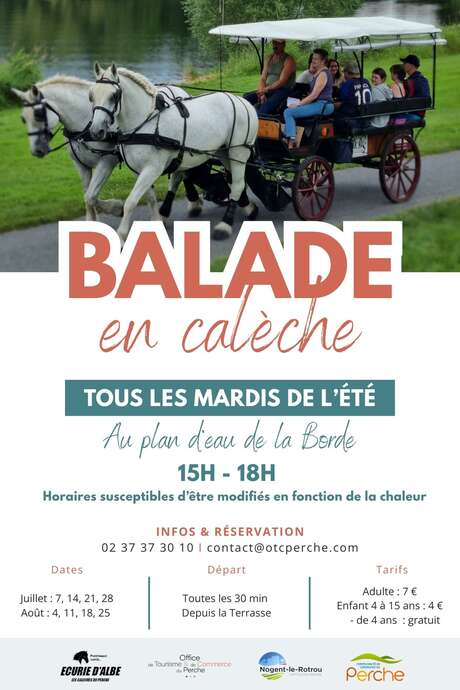 Balade en calèche à La Borde