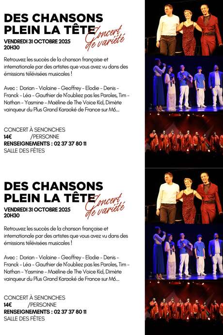 Concert " Des chansons plein la tête"
