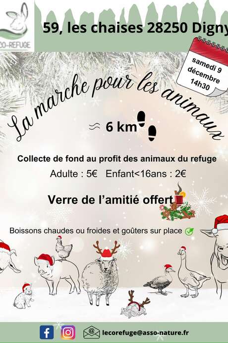 La marche pour les animaux