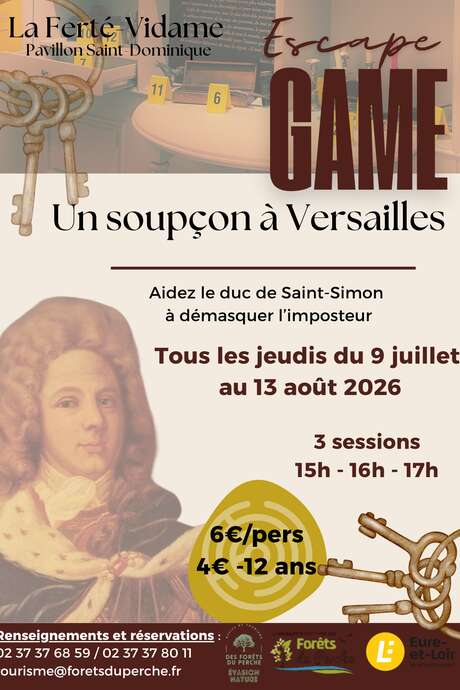 Escape Game - Un Soupçon à Versailles