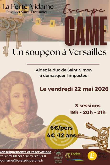 escape Game "Un soupçon à Versailles