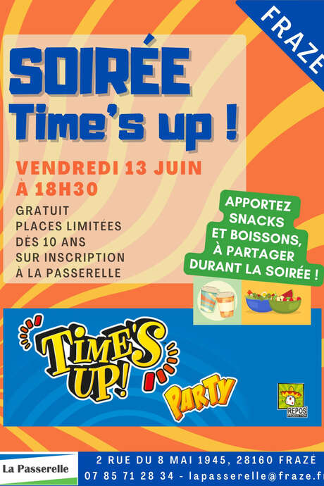 Soirée Time's up