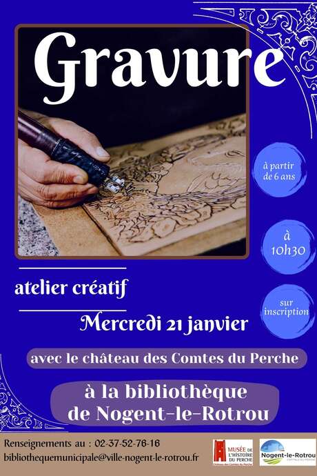 Atelier créatif - Gravure