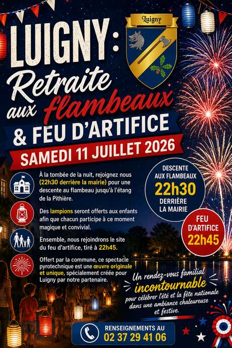 Fête nationale 11 Juillet 2026 - REPORTÉE samedi 12 Septembre