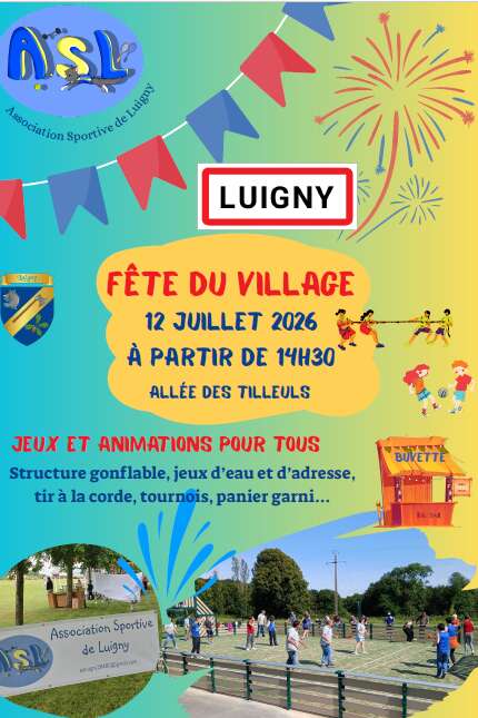 Fête du village 12 juillet 2026