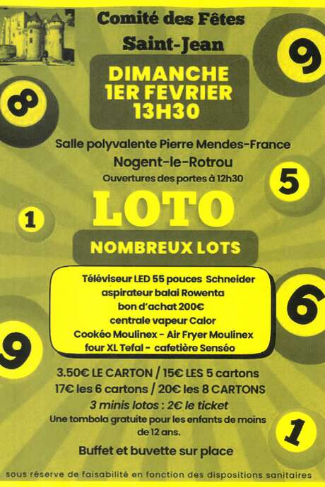 Loto du Comité des Fêtes de Saint-Jean (Plateau)