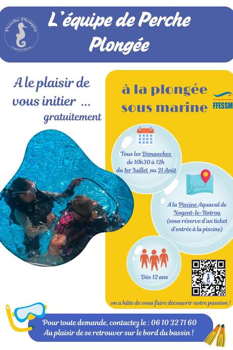Initiation plongée sous marine à l'Aquaval