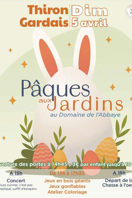 Pâques aux jardins