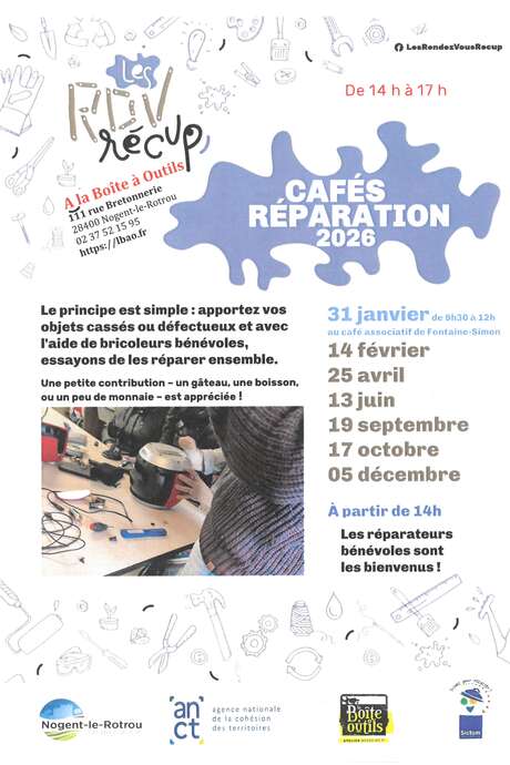 RDV récup - Café Réparation