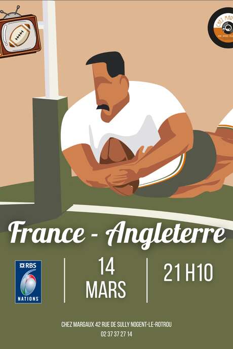 Soirée rugby chez Margaux / France - Angleterre